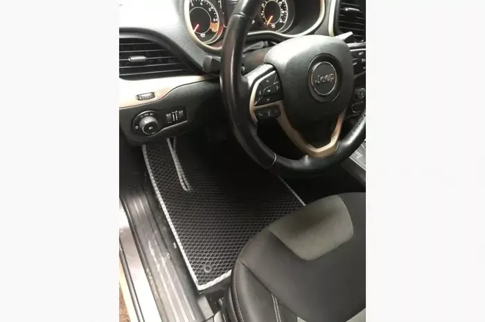 Килимки EVA (чорні) Jeep Cherokee KL 2013↗ мм.
