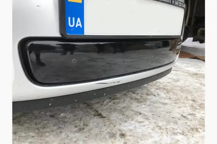 Зимова накладка на решітку (2007-2010, нижня) Skoda Roomster 2007↗ мм.
