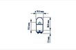 Вказівна лампа Narva 17172 R5W 12V 5W BA15d