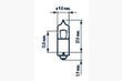 Вказівна лампа Narva 17835 H20W 12V 20W BA9s