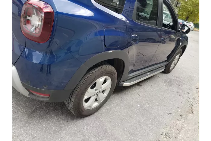 Розширювачі арок широкі (8 шт, ABS) Dacia Duster 2018↗ мм.