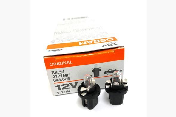 Вказівна лампа Osram 2721MF 1,2W 12V B8,5d 5X10FS