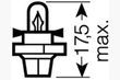 Вказівна лампа Osram 2352MFX X8.4d 12V 2W