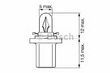 Вказівна лампа Osram 2741MF 1,2W 24V B8,5d 5X10FS