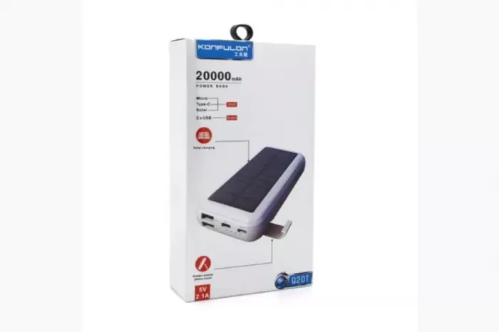 Павербанк Konfulon Q20T (20000mAh) Додаткове живлення