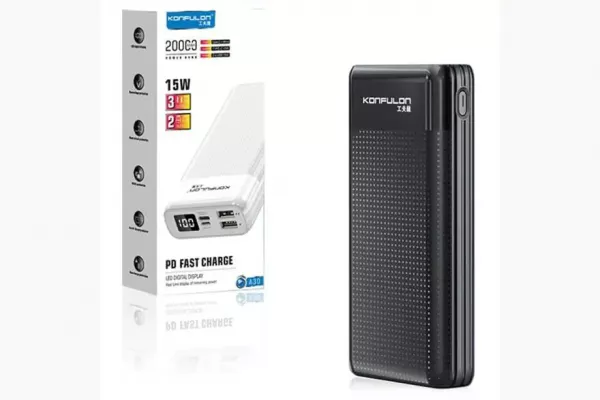 Павербанк Konfulon A30 (20000mAh) Додаткове живлення