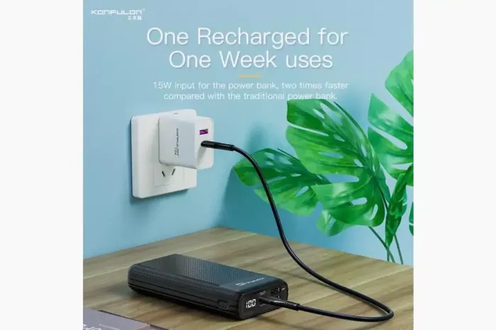 Павербанк Konfulon A30 (20000mAh) Додаткове живлення