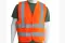 Жилет сигнальний XL оранжевий SH-028 SAPFIRE