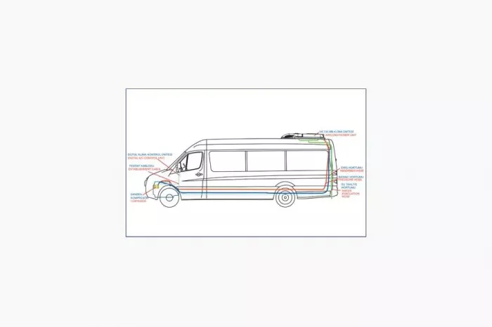 Кондиціонер на дах 13.5 квт (моноблок) Volkswagen T5 Caravelle 2004-2010 років.