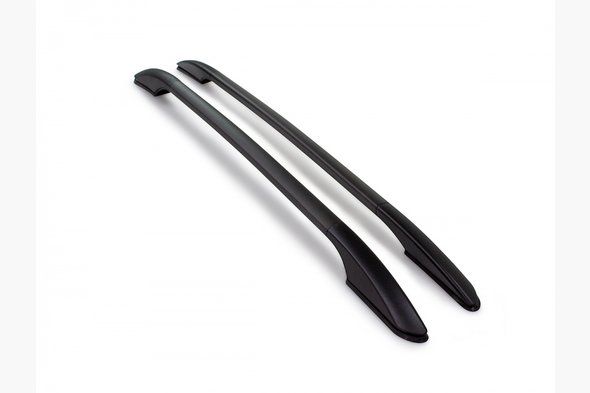 Рейлінги OmsaLine Solid (2 шт, сірі) Mazda CX-3 2015↗ мм.