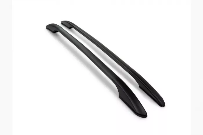 Рейлінги OmsaLine Solid (2 шт, чорні) Ford B-Max 2012↗ мм.