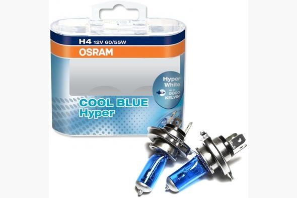 Лампа головного світла Osram H4 60/55W Cool Blue Hyper 64193CBH