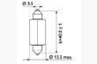 Вказівна лампа Osram 6480 C18W 41mm 24V SV8.5-8