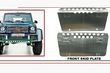 Захист переднього бампера Mercedes G сlass W463 1990-2018рр.