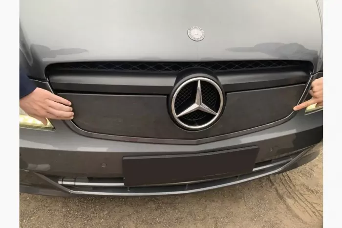 Зимова накладка на решітку V1 (2010-2015) Mercedes Vito W639 2004-2015рр.