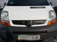 Зимова верхня накладка на решітку Renault Trafic 2001-2015 рр.
