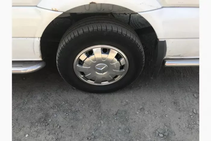 Ковпаки з нержавійки Пелюстки (1 ковзанці., 4 шт) Mercedes Sprinter 2006-2018 років.