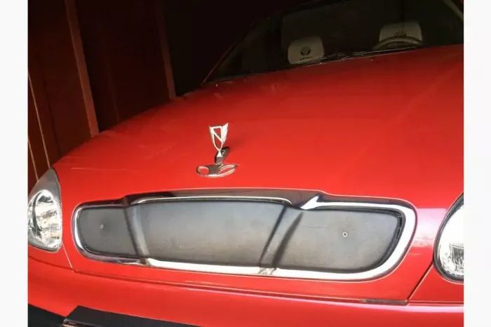 Зимова накладка на решітку (верхня) Daewoo Lanos