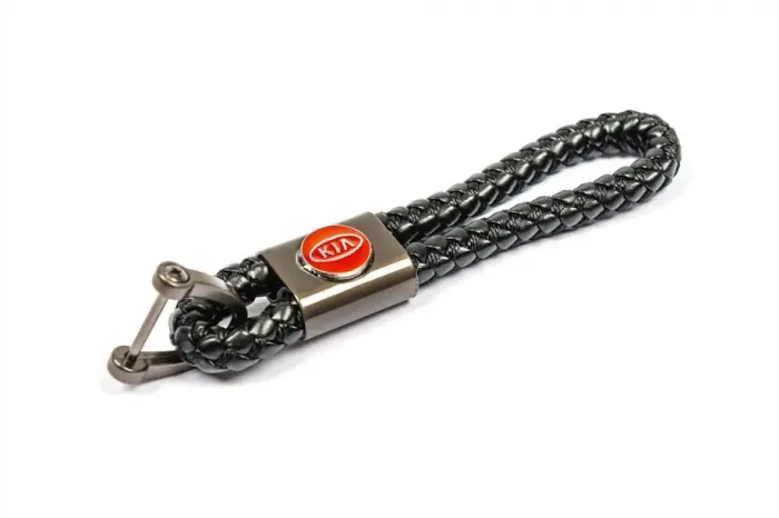 Шкіряний брелок V1 з логотипом KIA