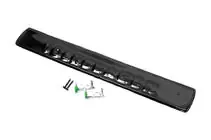 Нижня накладка на решітку (коротка) Volkswagen T5 Transporter 2003-2010рр.