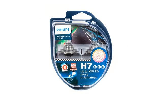 Лампа головного світла Philips H7 55W 12972GT Racing Vision +200%