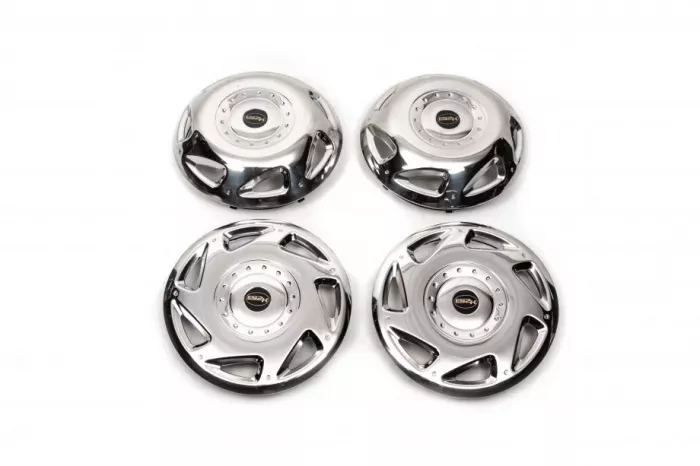Ковпаки з нержавійки (2 катки., 4 шт) Volkswagen Crafter 2006-2017рр.