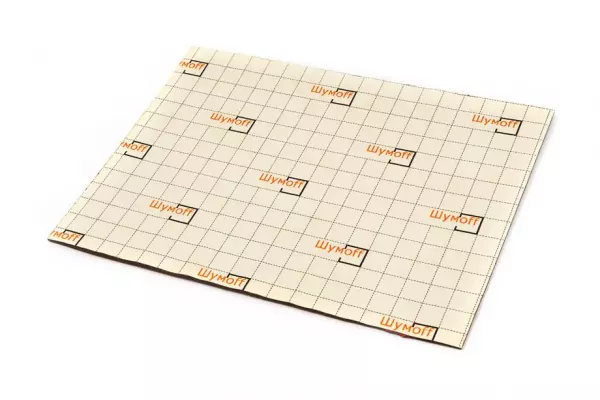 Матеріал вібродемпфуючий самоклеючий бітумний Шумофф Мікс