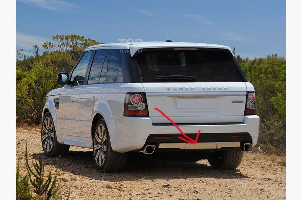 Задня накладка (3 частини) Range Rover Sport 2005-2013рр.